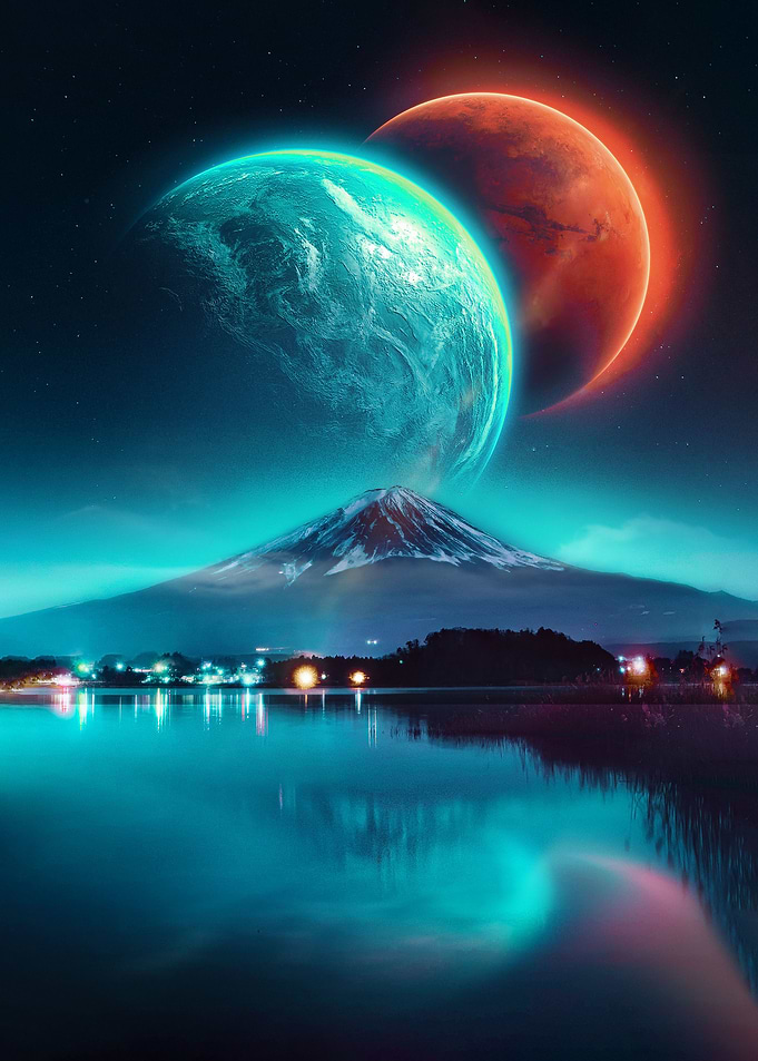 Contrasting eclipse