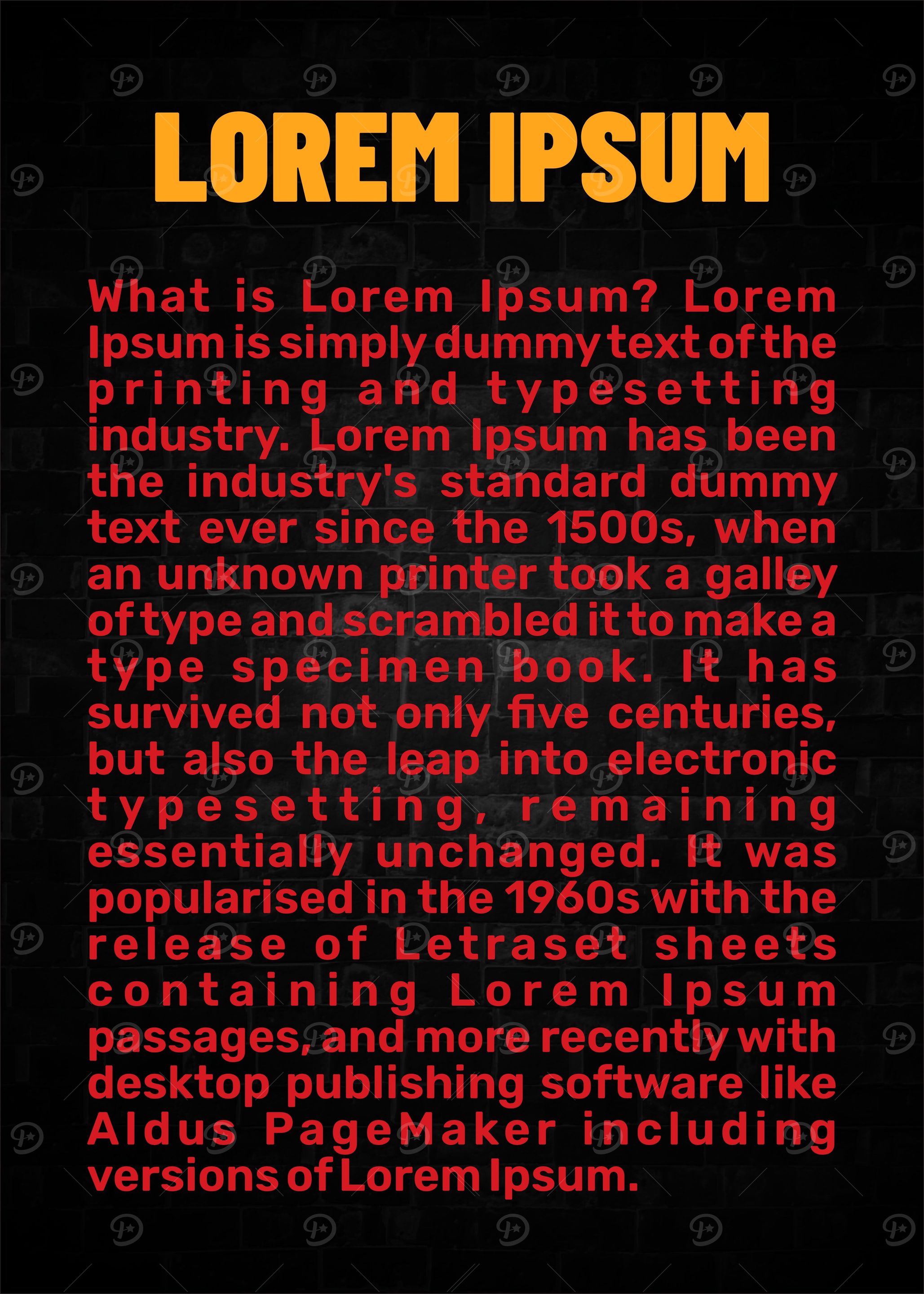 Lorem Ipsum