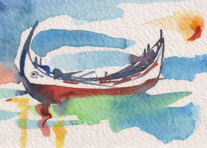 Colorful Fishing Boat