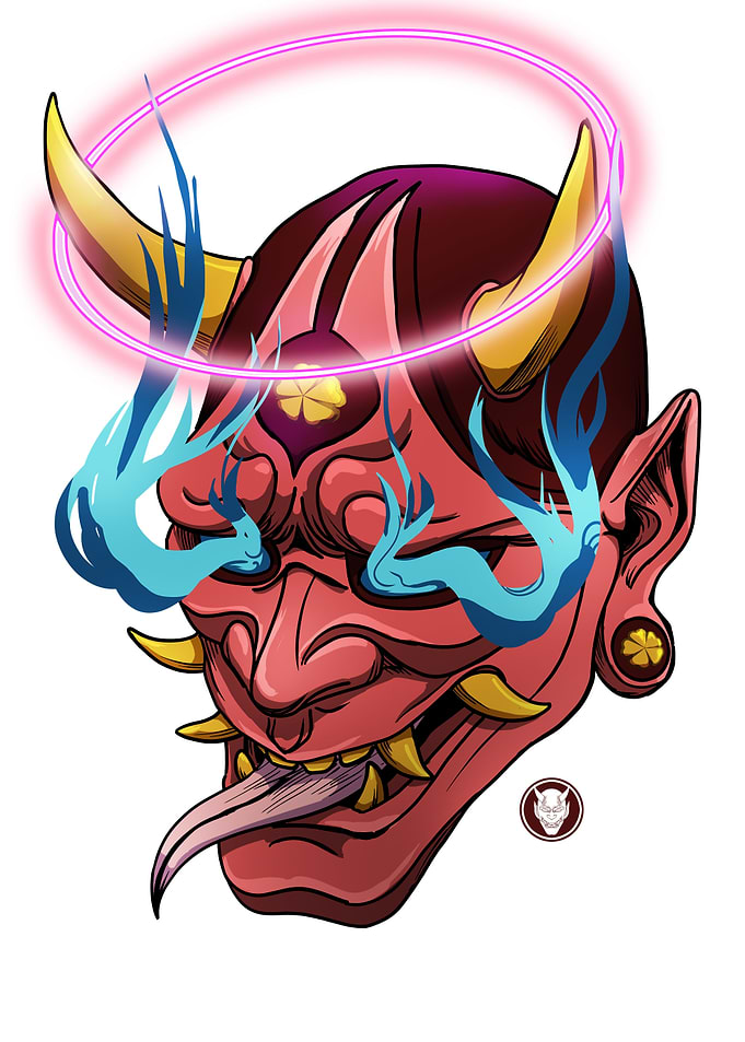 Japanese Hannya Mask
