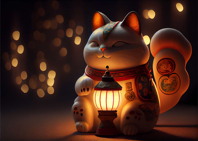 Golden Maneki Neko