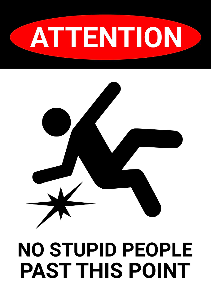 NO STUPID PEOPLE