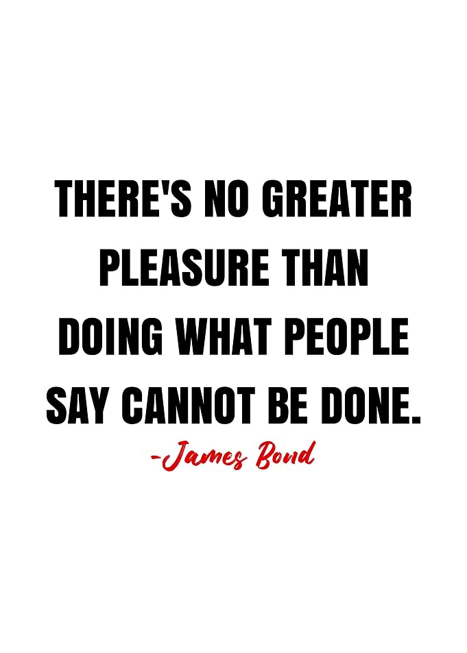 James Bond Quote