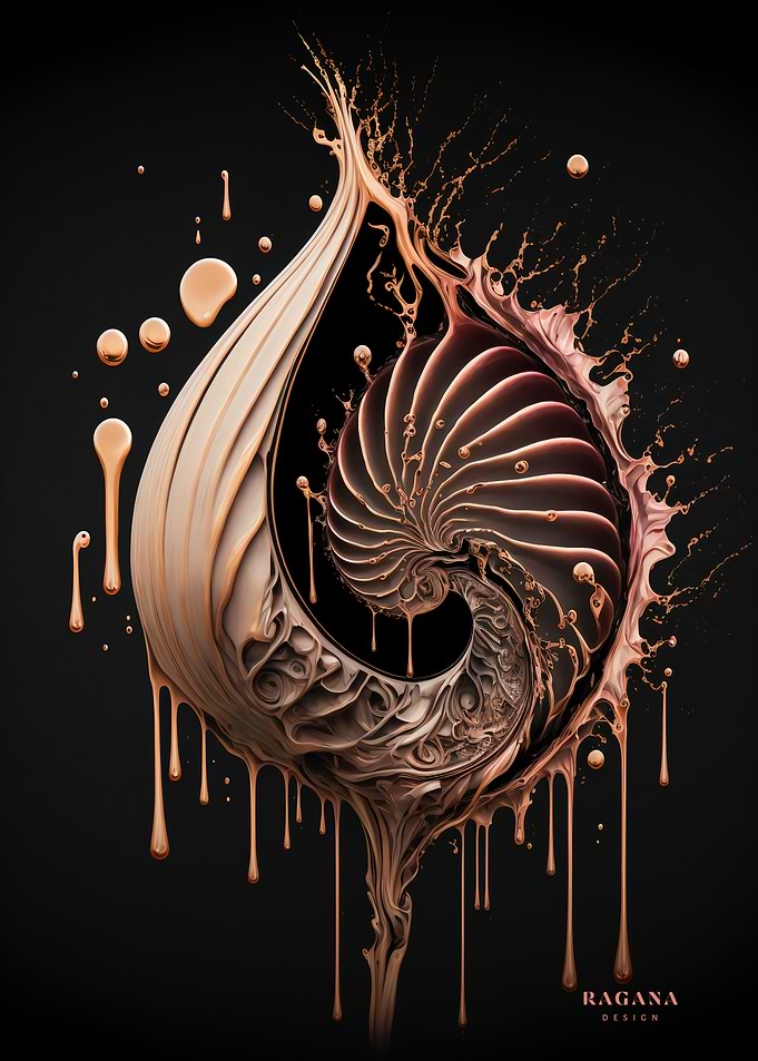 Rose Gold Fibonacci Style