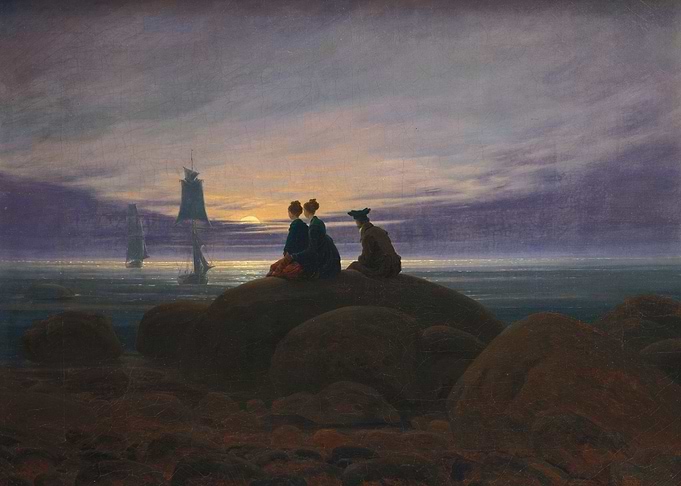 Moonrise by the Sea