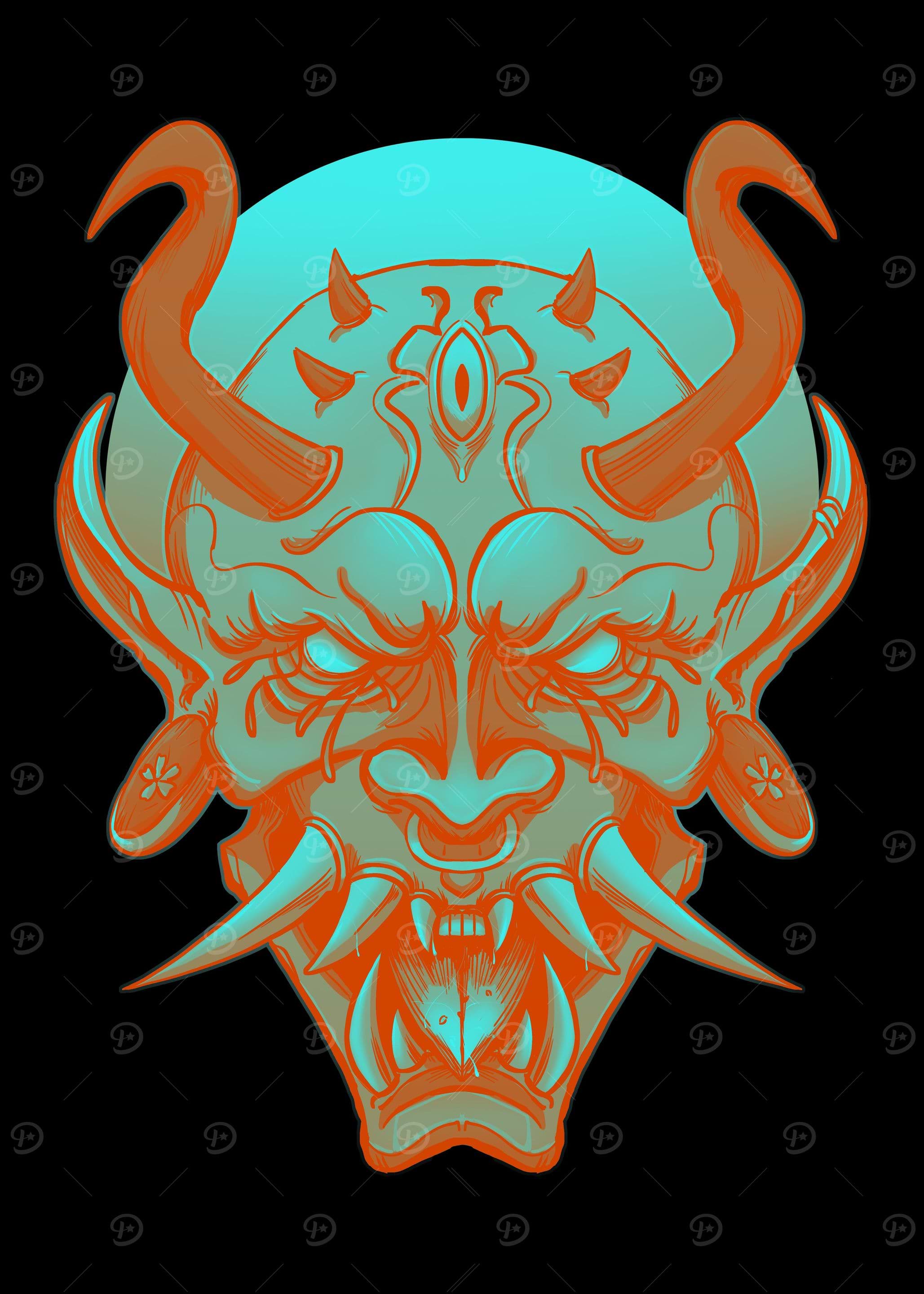 Japanese Hannya Mask