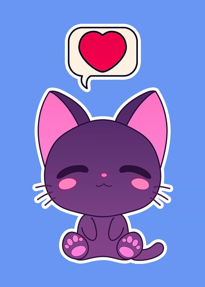 A Kind And Cute Kitten