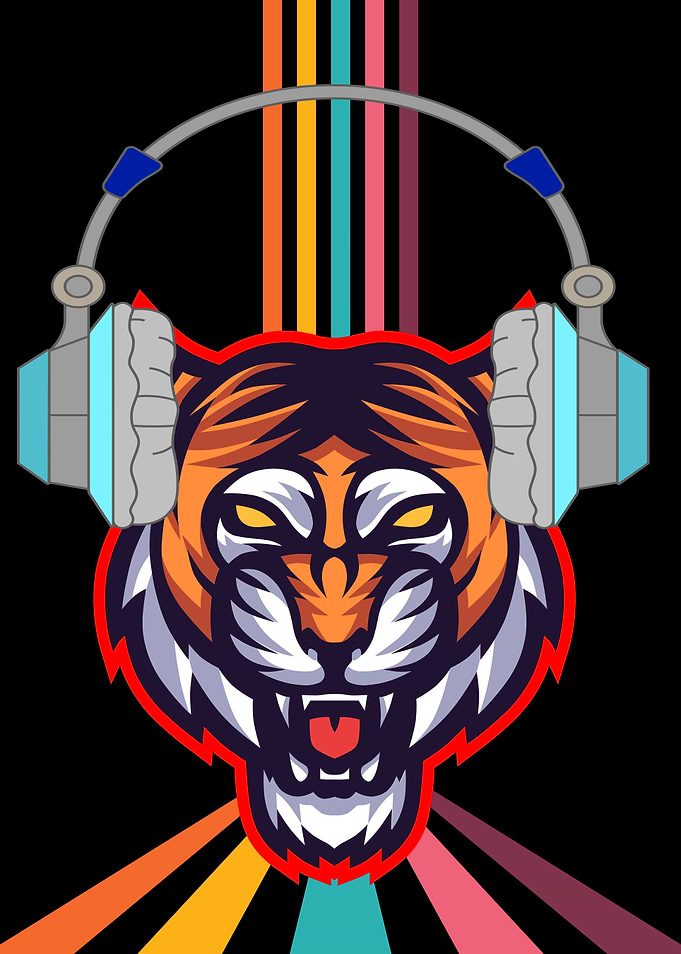 TIGER DJ HEADPHONES