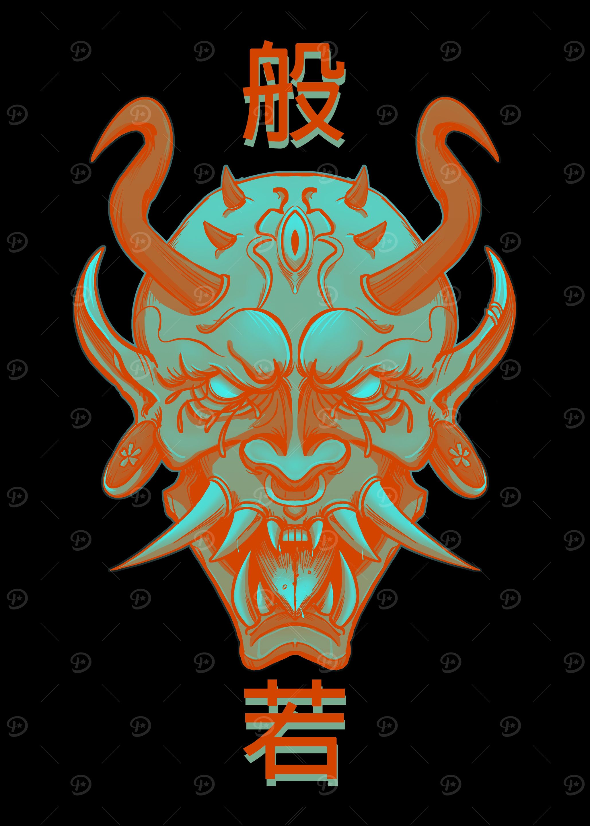 Japanese Hannya Mask