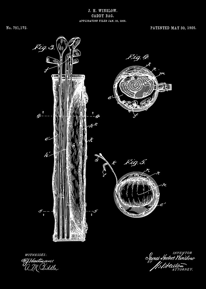 Caddy bag patent