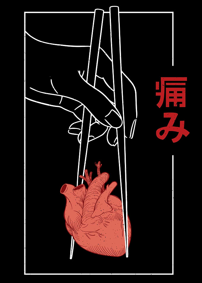 Sushi Heart Toxic Couple