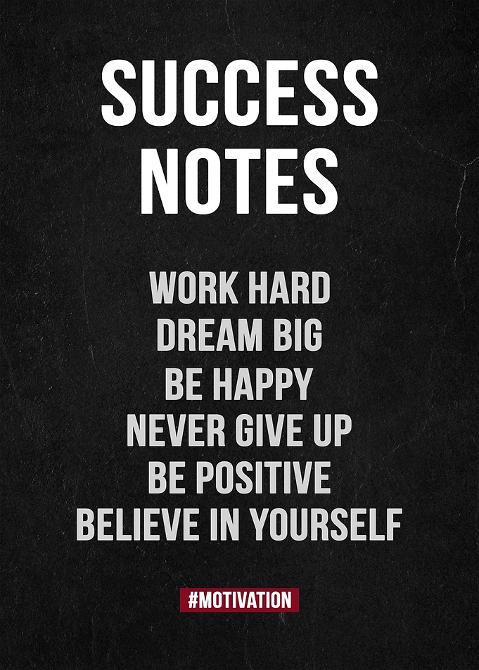 Success note