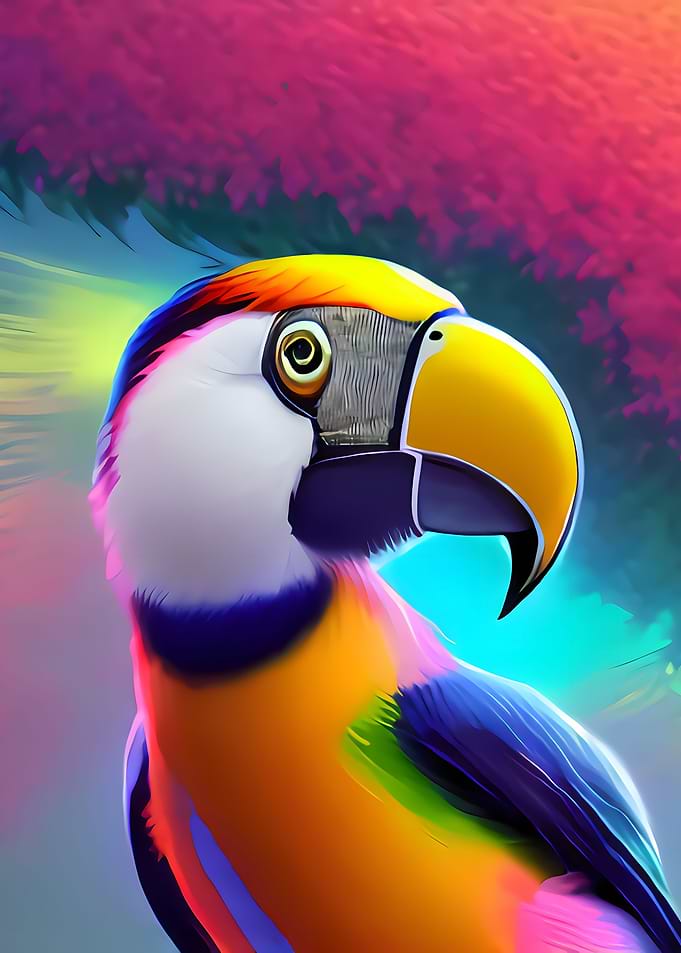 Psychedelic Feather Dream