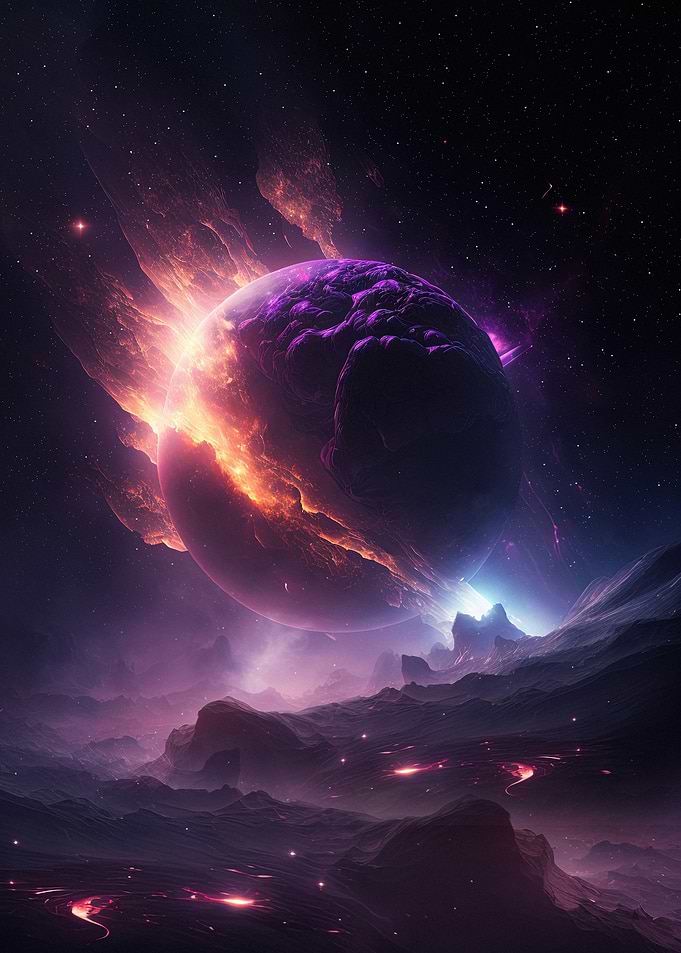 Death of a planet