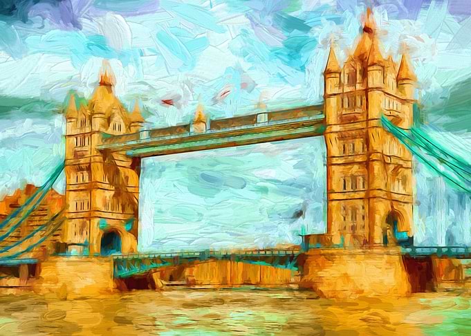 Oil Cityscape of London
