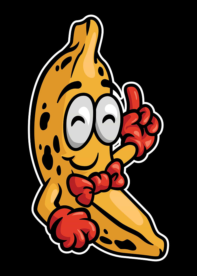 Food Character Banana