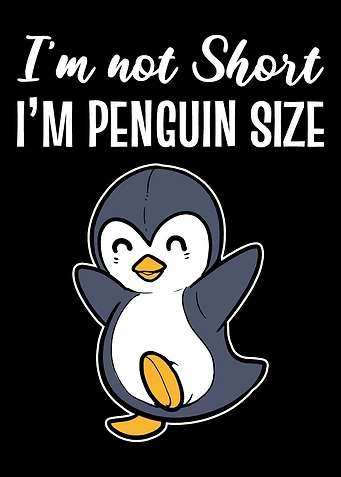 Im Penguin Size Cheerful