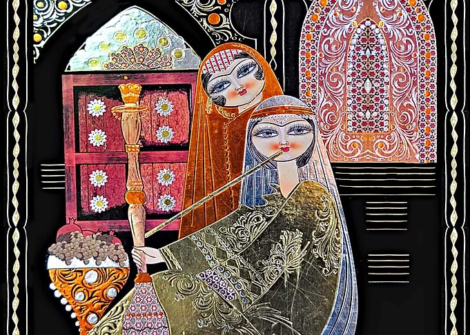 Persian Girls Miniature