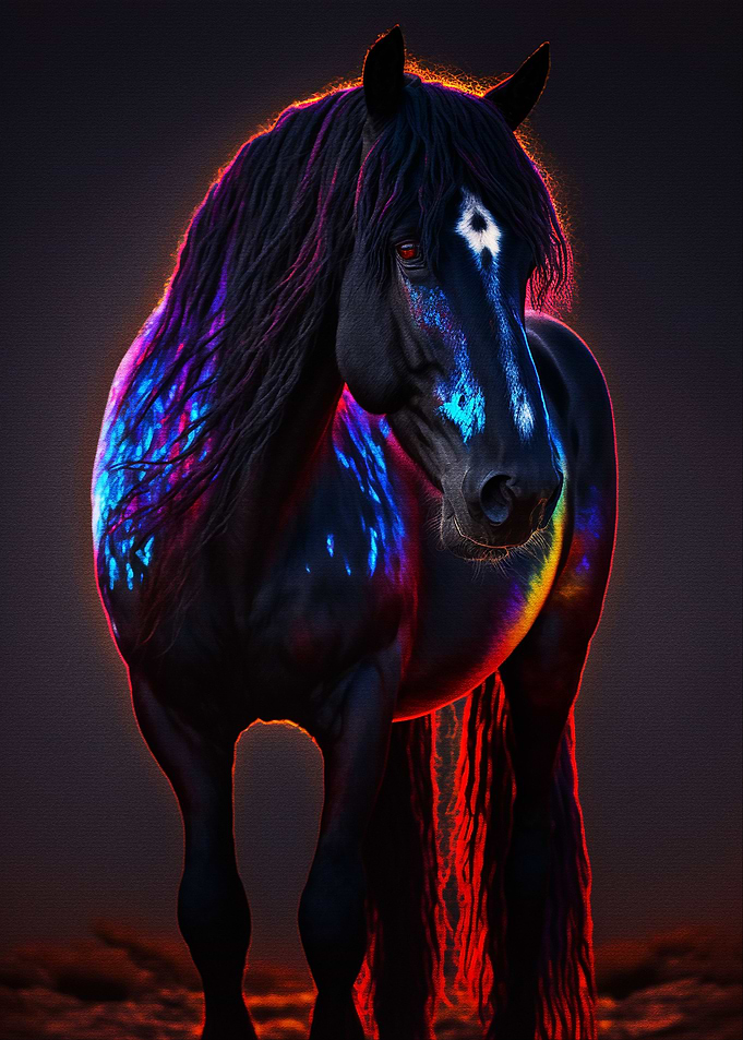 Colorful Horse