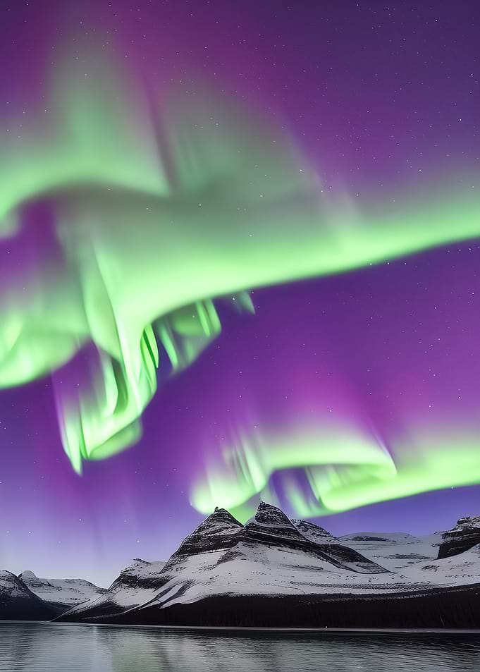 Purple green nights