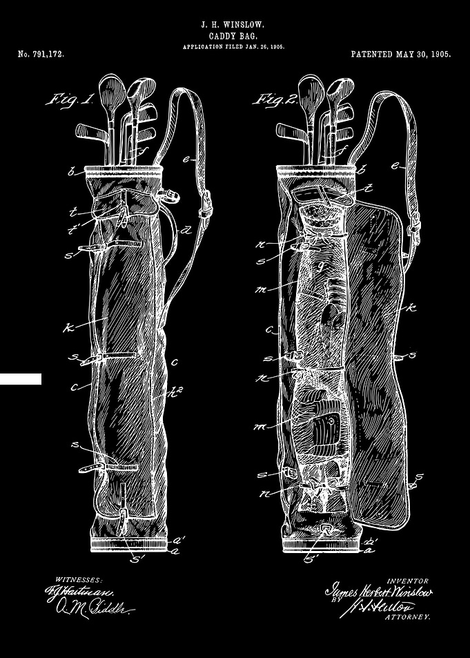 Caddy bag patent