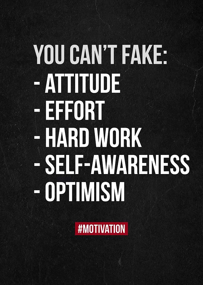 Attitude Effort Optimism
