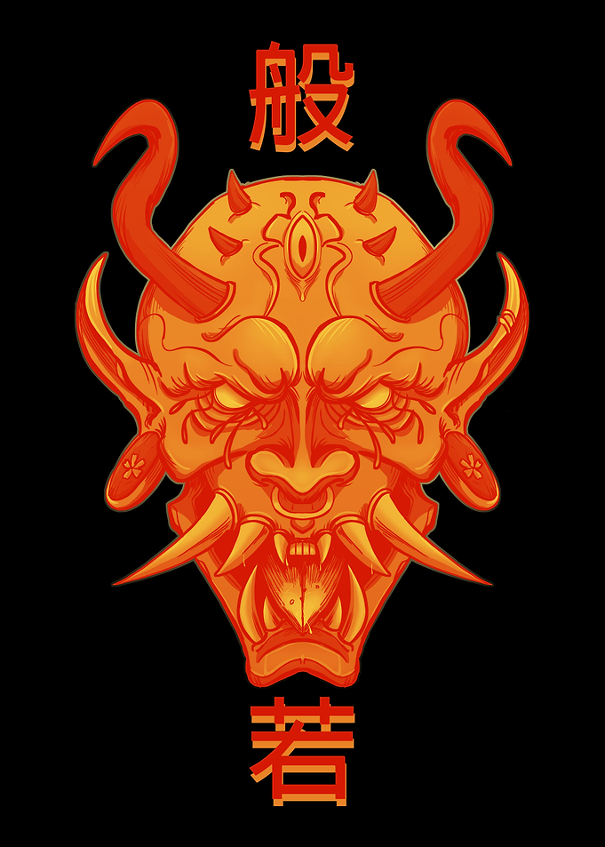 Japanese Hannya Mask
