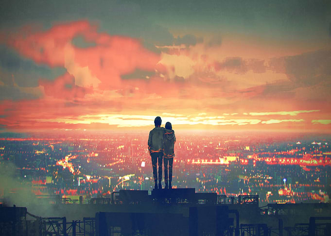 Young couple