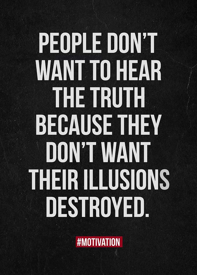 People dont want to hear