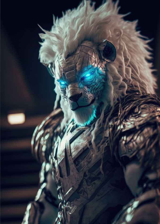 Future Albino Lion