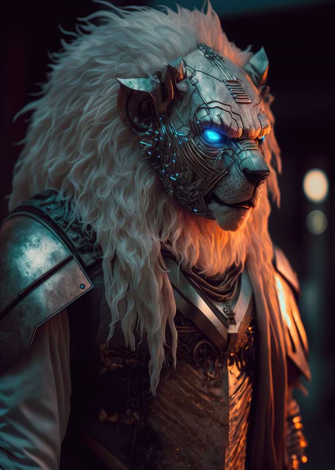 Future Albino Lion