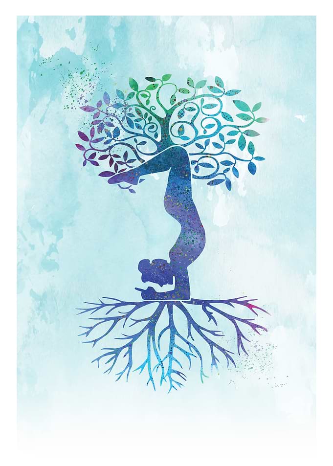 zen om yoga meditate Tre