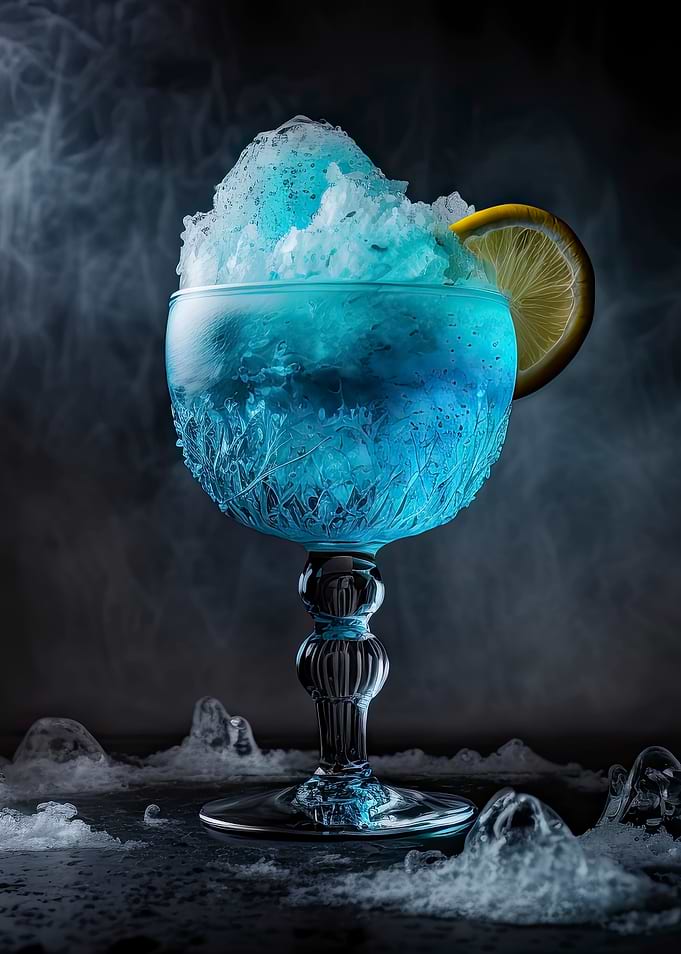 Blue Lagoon Freeze Drink