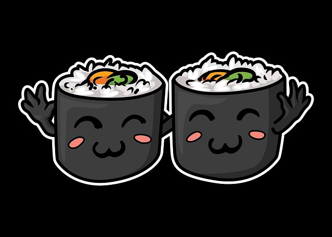 Food Character Sushi