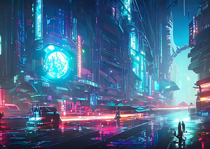Future Cyberpunk City