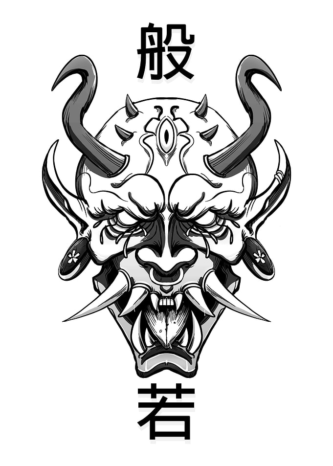 Japanese Hannya Mask