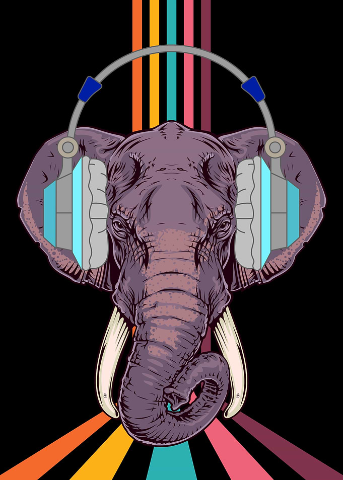 ELEPHANT DJ HEADPHONES