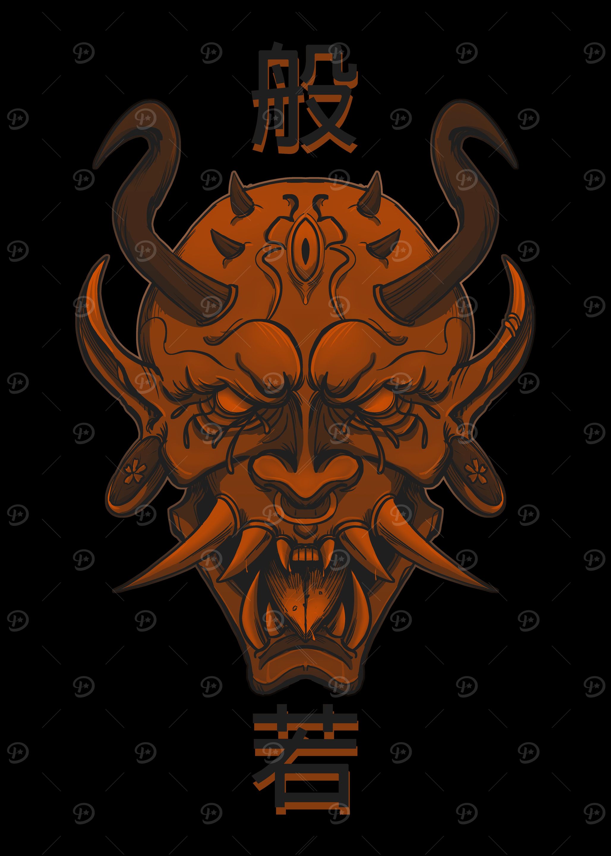 Japanese Hannya Mask
