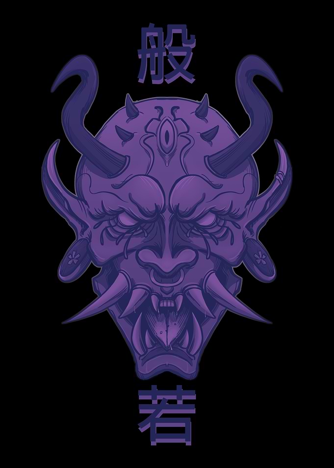 Japanese Hannya Mask