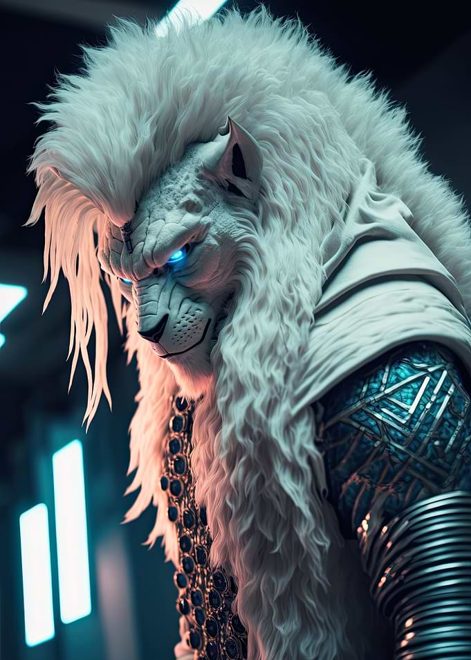 Future Albino Lion
