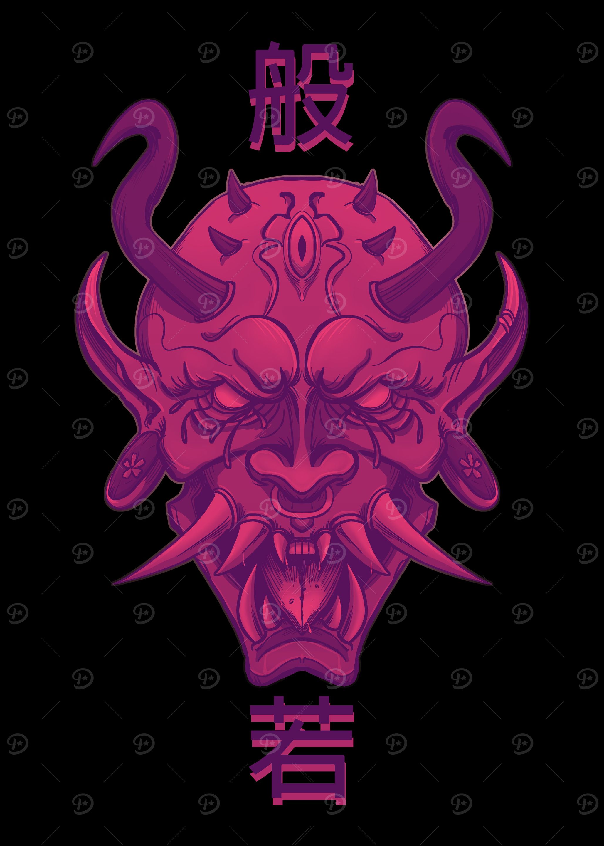 Japanese Hannya Mask
