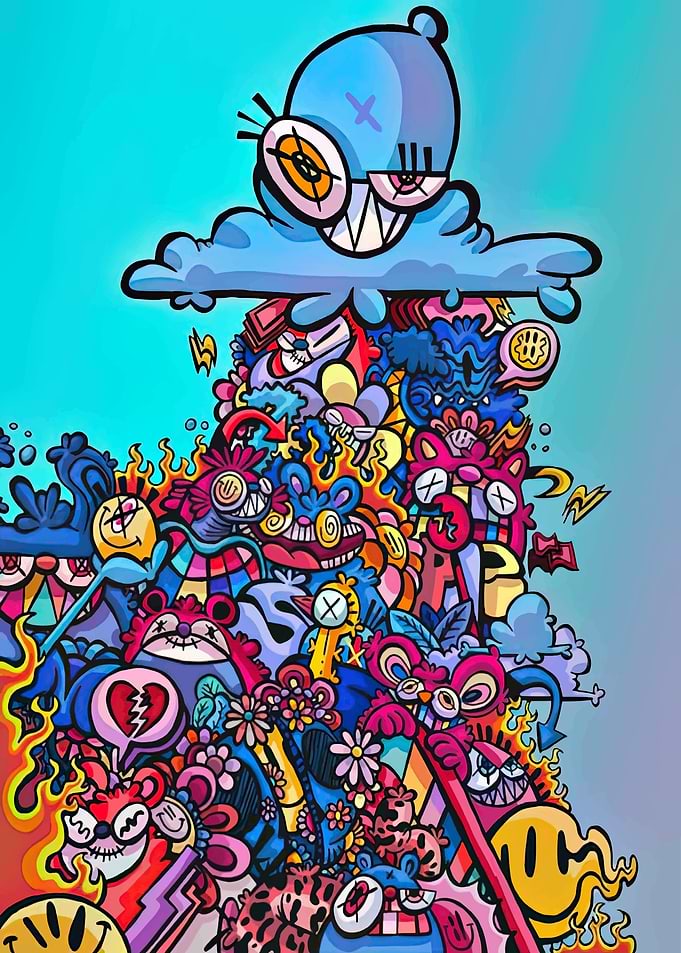 Monster Doodles Cartoons