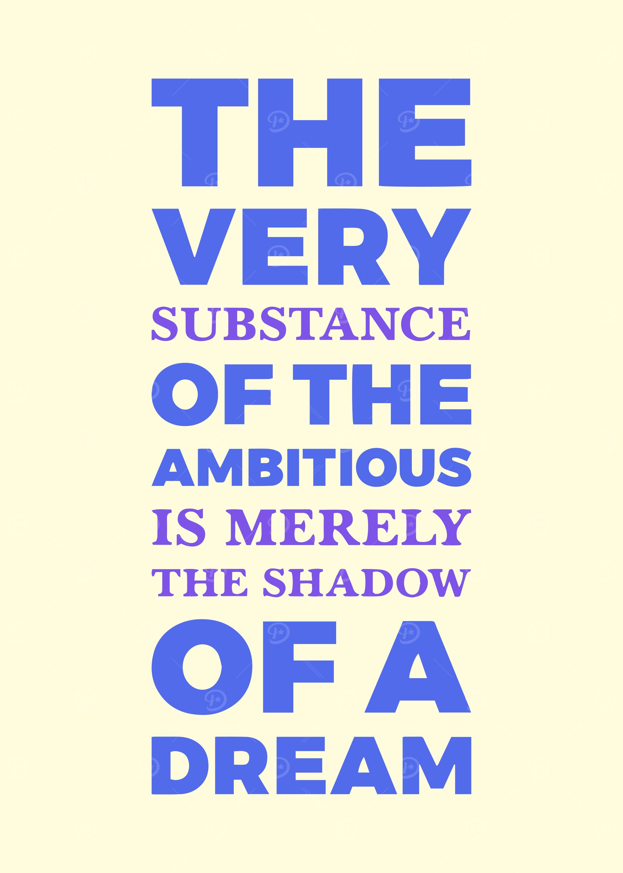 The shadow of a dream
