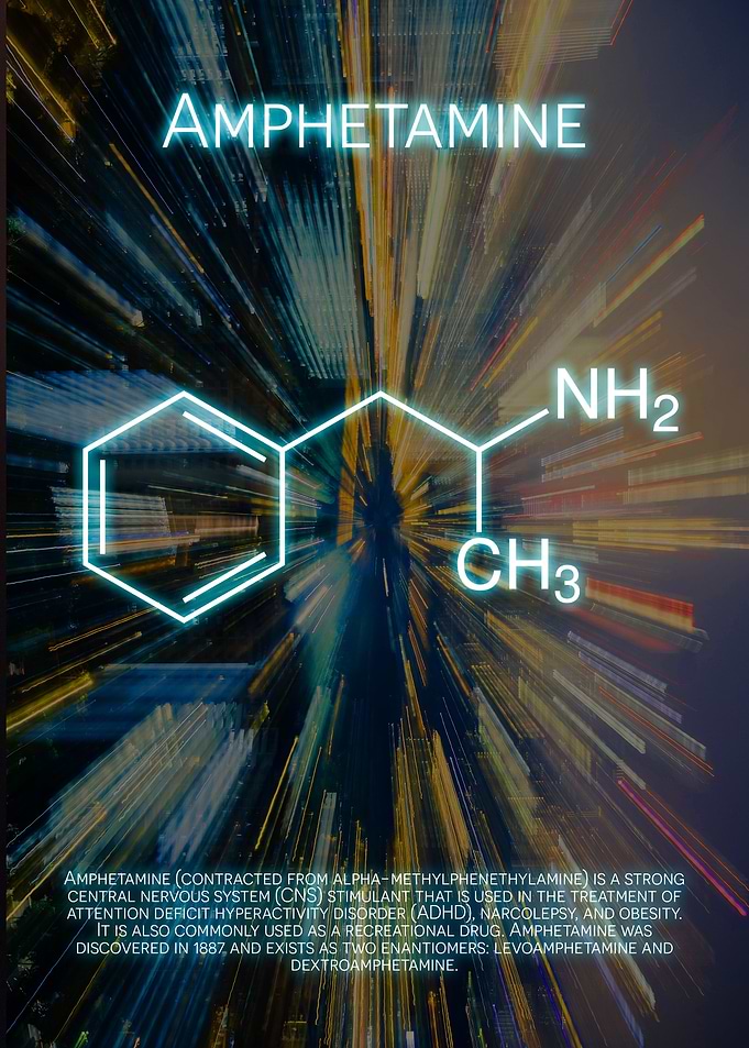 Amphetamine Molecule