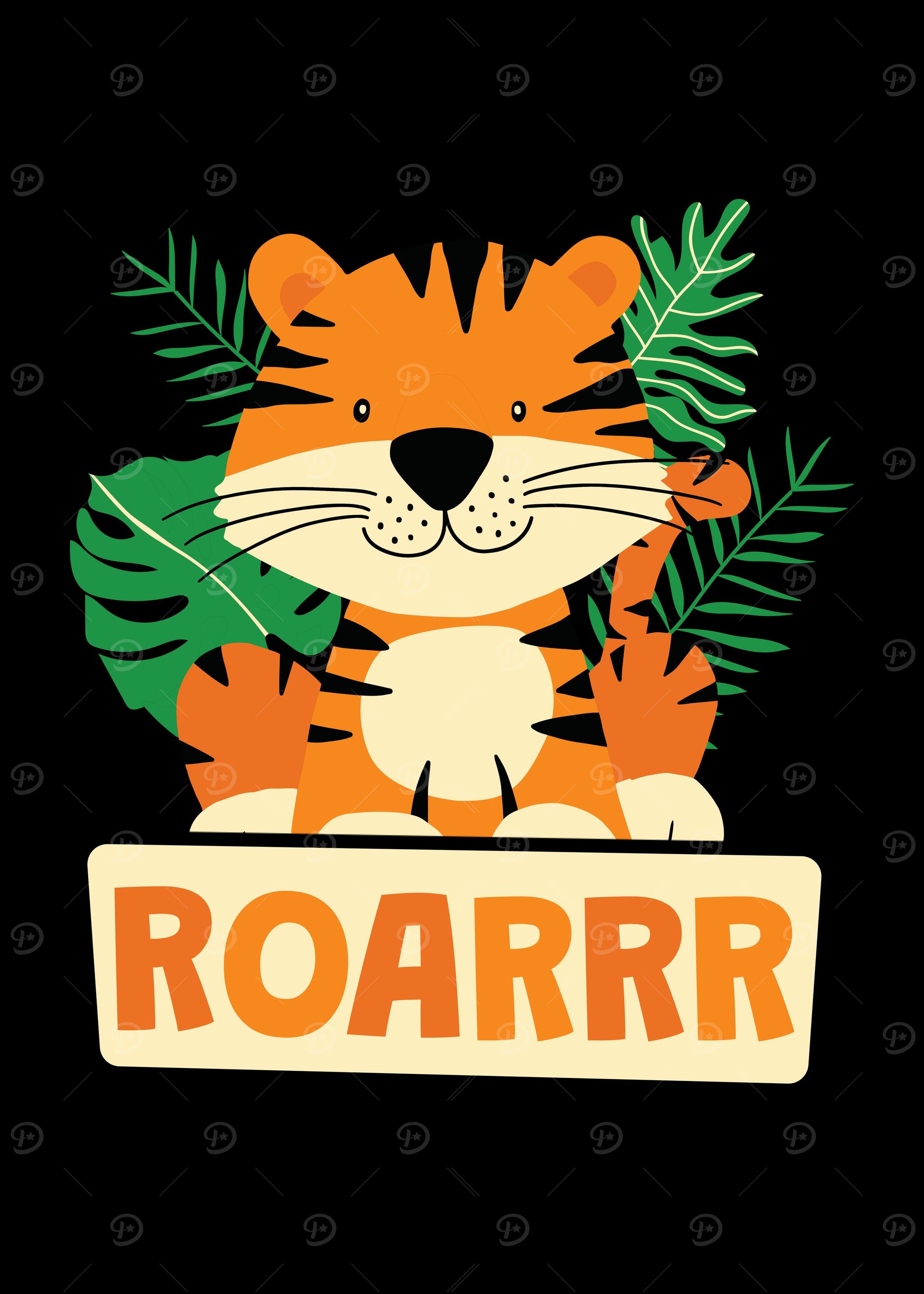 Roarrr Cute Tiger