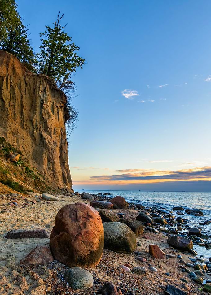 Baltic Sea Coast In Poland