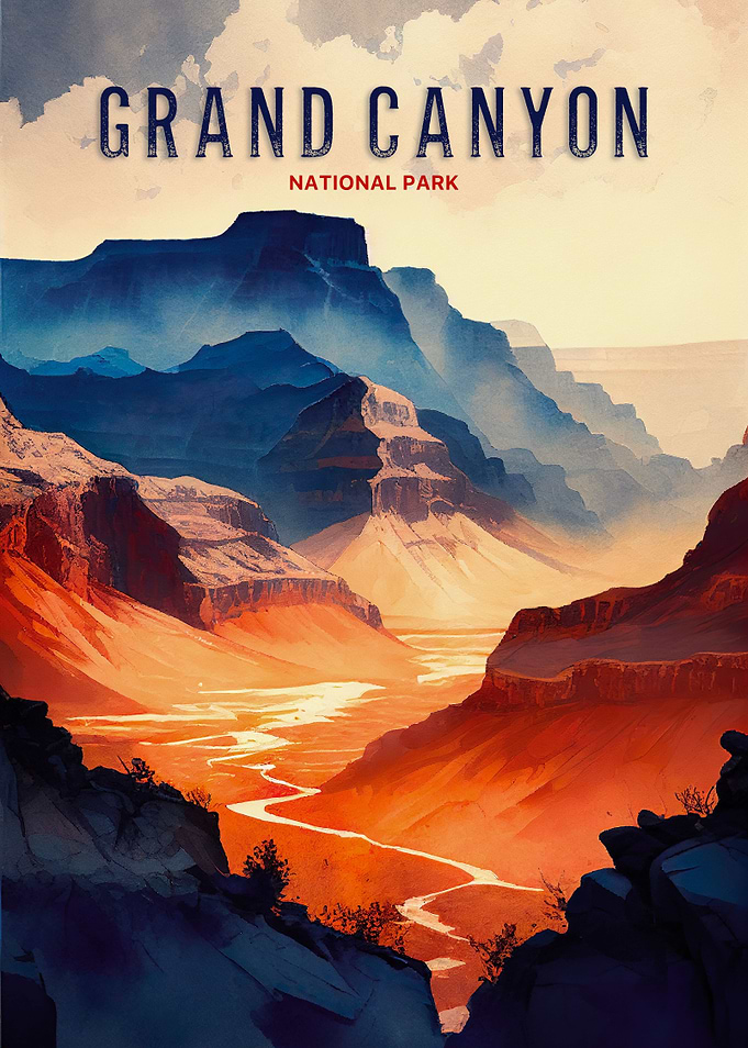 Grand Canyon Watercolor