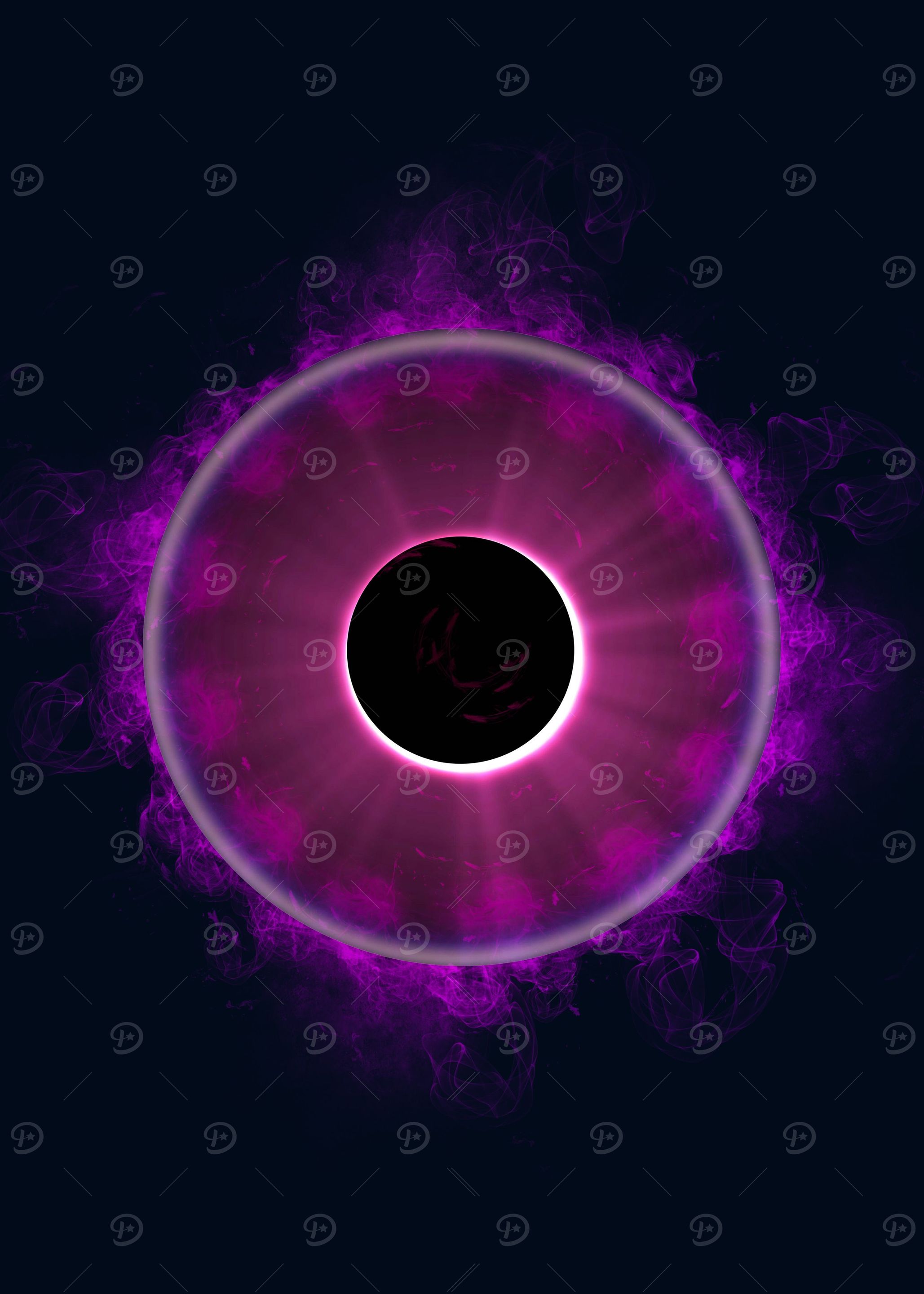 eye abstract smoke