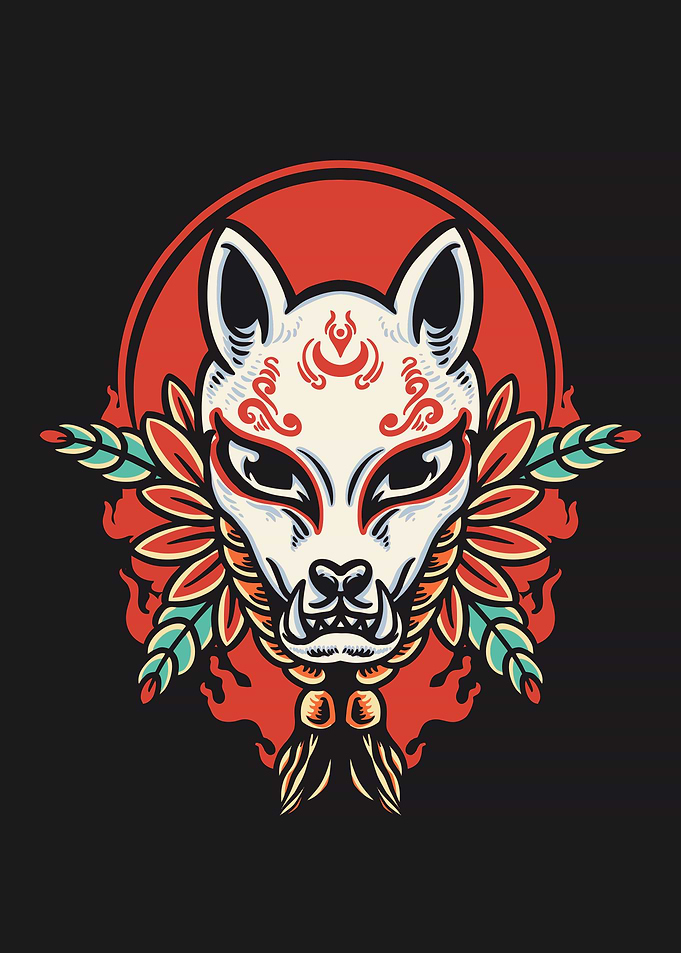 Japanese kitsune