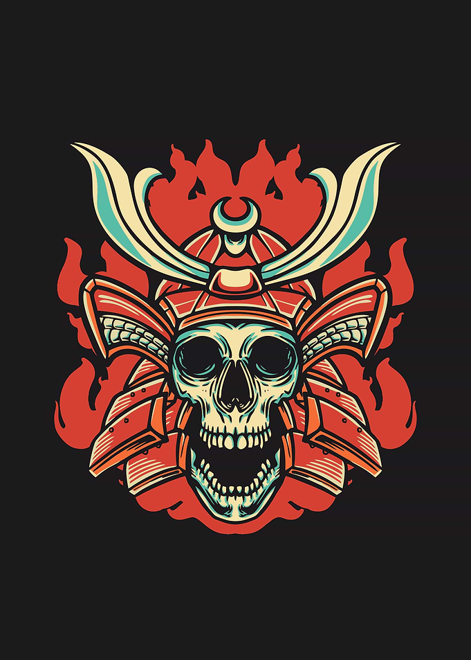 Japanese samurai fire